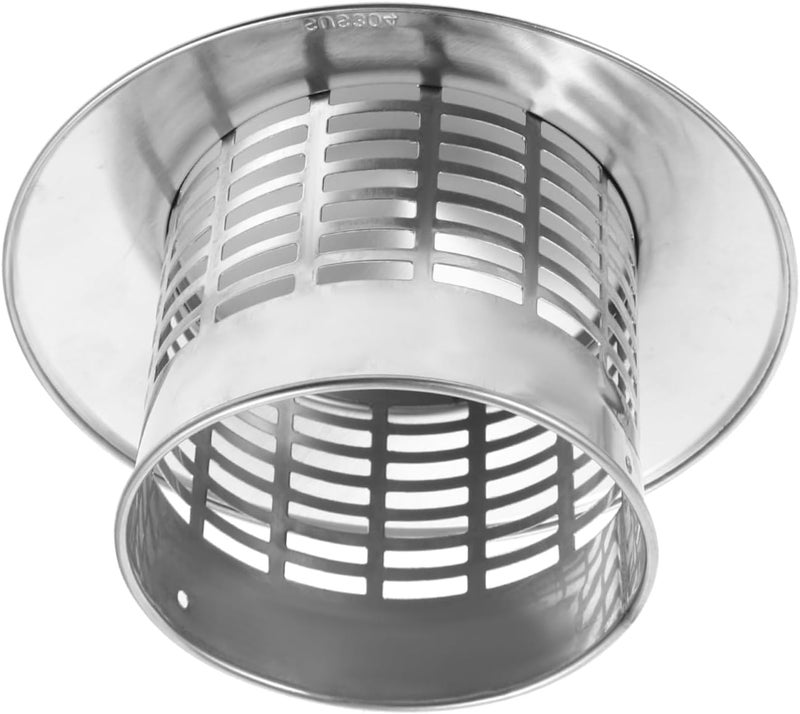 KICHOUSE Chimney Rain Cap Weatherproof Roof Ventilation Cover for Exhaust Systems Stylish Circular Design for Dirt Prevention and Odor Elimination Rainproof Protector - Image 1